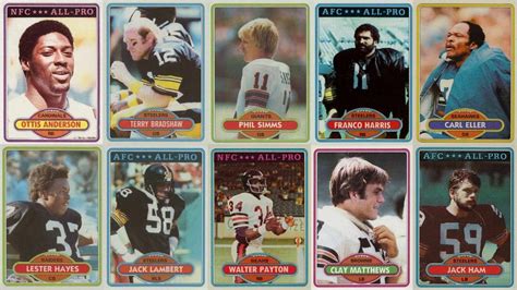 10 Most Valuable 1980 Topps Football Cards